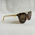 Prive Revaux The Kiki Tortoise Shell Brown Polarized Sunglasses Case Cloth