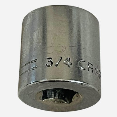 Craftsman 3/4" Shallow Socket 12-Point SAE Standard Drive USA Made Vintage VG
