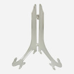 11" Clear Plastic Plate Display Stand Easel Holder Set of 5 Excellent