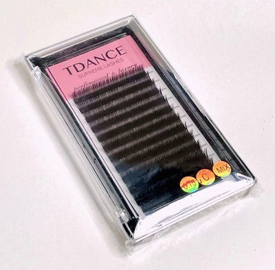TDANCE Professional Lashes Set Luxury Supreme C Mix 0.15 8-15mm Tray NIB