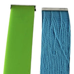 Dolce & Gabbana D&G Stainless Steel Watch Blue Leather Green Rubber Straps 3ATM