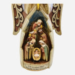 12" Resin Angel Nativity Figurine Trust In The Lord Wing Sculpture NIB Christmas