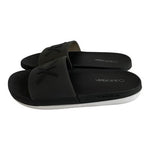 Calvin Klein Wiston Slide Sandals Matte Black CK Logo Pool Shoes Womens 6