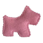 Pink Cotton Scottie Dog Padded Patch Applique Handmade New
