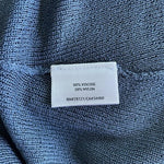 Eileen Fisher Women's Gray Blue Tie Dye Knit Open Cardigan Sweater Sz S Long VG