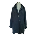 Kristen Blake Women’s Hooded Jacket Parka Raincoat Black Size M