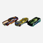 Hot Wheels Diecast Cars Lot of 3 Mini Model Vehicles Good Condition