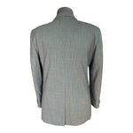 John Williams Men's Classic Fit Suit Jacket & Pants Set L Grey Wool Blend EXC