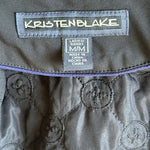 Kristen Blake Women’s Hooded Jacket Parka Raincoat Black Size M