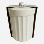 Martha Stewart Broadbrook Stoneware Canister with Lid 2Qt Cream 5.9x8.4" NWT