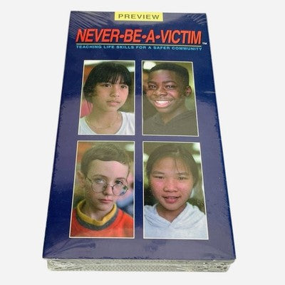 Never Be A Victim 1996 VHS Stranger Danger Child Safety Education Rare New