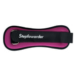 Stepfowarder Ankle Wrist Weights 2x1lb Pink Adjustable Strap Gym Fitness Unisex