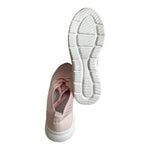 Womens Pink Mesh Orthopedic Comfort Walking Tennis Shoes Lace Up Soft Sole Sz 9