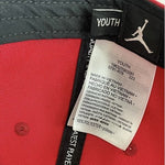 Jordan 23 Youth Jersey Flatbrim Snapback Hat Gym Red Black Embroidered Cap VG