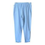 Women's Light Blue Stretch Ankle Pants Tapered Leg Pull-On Size M NWT