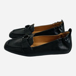 Gentle Souls Kenneth Cole Soraya Black Leather Loafers Flats Womens Sz 7.5M NIB