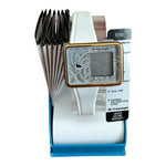 Freestyle Tetra Digital Watch White Rubber Unisex Wristwatch NIB Needs Battery