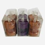 Way To Celebrate Halloween LED Glitter Tealight Candles 12 Pcs Orange Purple NIB