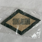 Vintage Saint Juliana Embroidered Scouts Patch 5"x3.25" Good Condition