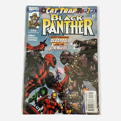Marvel Comics Black Panther #23 Cat Trap Pt 2 Deadpool Avengers Guest NM New
