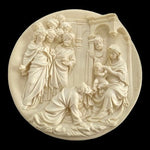 Studio Dante Di Volteradici Adoration Magi Alabaster Plate 8.5" 1st Edition NIB