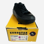 Eurostar Women's Sienna Slip Resistant Black Work Shoes Sneakers Size 5.5M NIB
