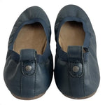 G.H. Bass & Co Lana Women’s 9.5M Blue Leather Slip-On Ballet Flats