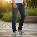 Hey Dude Wally Stretch Canvas Light Grey Casual Shoes Moccasins Men’s Size 11