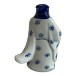 Vintage Chinese Blue White Porcelain Figurine Immortal / Wise Man Statue Amulet