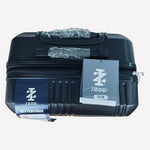 IZOD Zane 24 Inch Hardshell Spinner Luggage Black Expandable Suitcase New