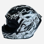Icon Airflite Pleasuredome Redux Full Face Motorcycle Helmet DOT Certified VG