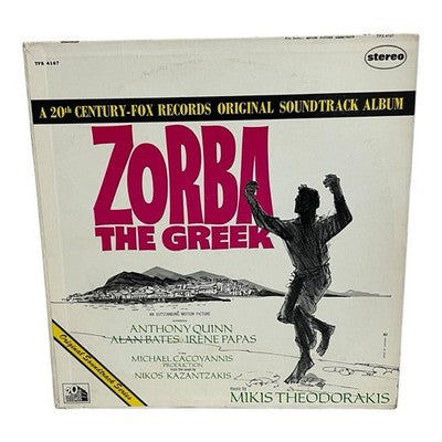 Mikis Theodorakis Zorba The Greek Original Soundtrack Vinyl LP 1966 G