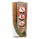 Sally Hansen Salon Effects Real Nail Polish Strips Gold Glitter Set New
