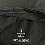 Maternity Black Belly Band Size 2 Supportive Knit NWOT