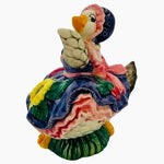 FITZ and FLOYD Hand Painted Ceramic Mrs Turkey Thanksgiving Salt / Pepper Shaker
