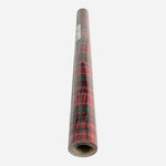 Michaels Holiday Gift Wrap Tartan Plaid Red Green Roll 35 Sq Ft NIP