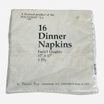 Pfaltzgraff Yorktowne 3Ply Dinner Napkins 17x17 Set of 16 Vintage 1985 NIP