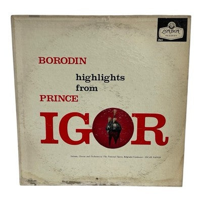 Alexander Borodin Highlights From Prince Igor London Records 5563 Vinyl LP Opera