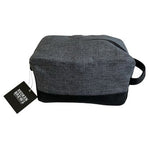 Redken Brews NYC Grooming Men's Travel Dopp Kit Toiletry Bag Grey Black NWT