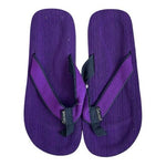 Lands' End Purple Terry Cloth Flip Flop Sandals Women’s Size 9 New