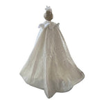 Ashton-Drake Winter Romance Porcelain Bride Doll Blonde Blue Eyes Stand VG