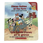 Baby's First Disney Books Disney Babies at the Farm Board Book Scholastic VG