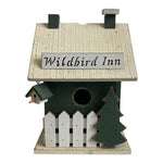 Wooden Bird House Nest Garden Outdoor Feeder Painted Bird Nest Decor Gift 7x6x10