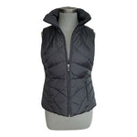 Kenneth Cole Reaction Black Down Puffer Vest Women’s Medium Zip Front