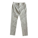Chico's Utility Twill Pants Grey Straight Leg Size 0.5 US 6-8 Cotton Blend Good+