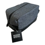 Redken Brews NYC Grooming Men's Travel Dopp Kit Toiletry Bag Grey Black NWT