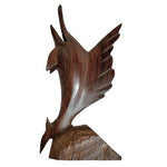 Vintage Ironwood Figurine Wooden Hand-Carved Swordfish Marlin Statue