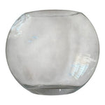 Clear Glass Bubble Bowl Fish Bowl Vase Large 15x12in Wedding Centerpiece VG