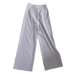 Quiz Lilac Linen Palazzo Trousers Women’s Wide Leg Pants Size 4 NWT