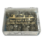 Sutter’s Fort State Historic Park Box Pyrite Chunks Fool’s Gold Souvenir